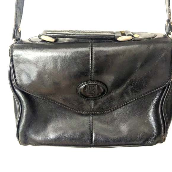 Vintage Badido Distressed Leather Crossbody Purse - Picture 2 of 7